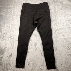 Lysse Womens High Waist Leggings‎ Charcoal Gray Front Seam Large
